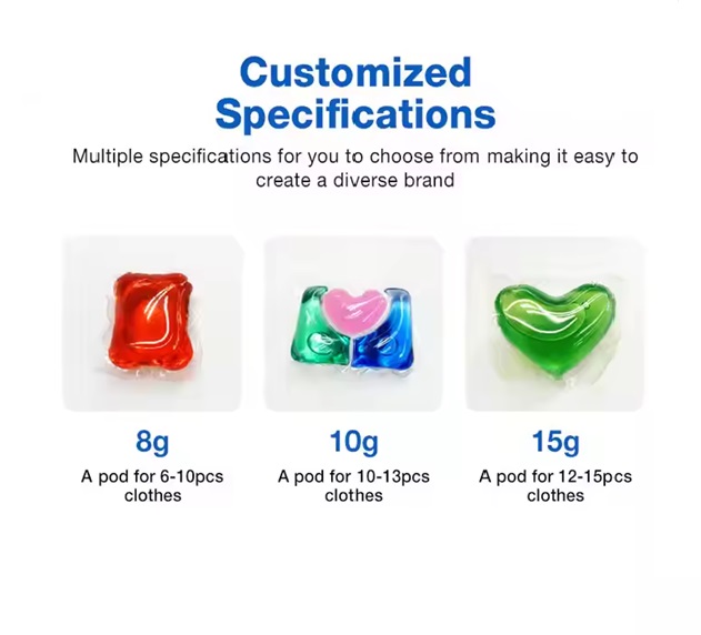 Washing Machine Detergent 3in1 Pods Capsules