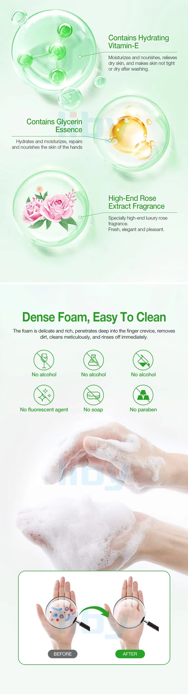 foaming hand soaps