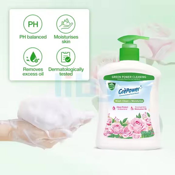 Antibacterial And Germ-killing Cleans Hands Foam Soap
