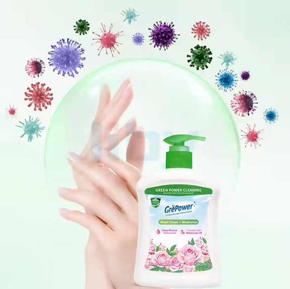Antibacterial And Germ-killing Cleans Hands Foam Soap