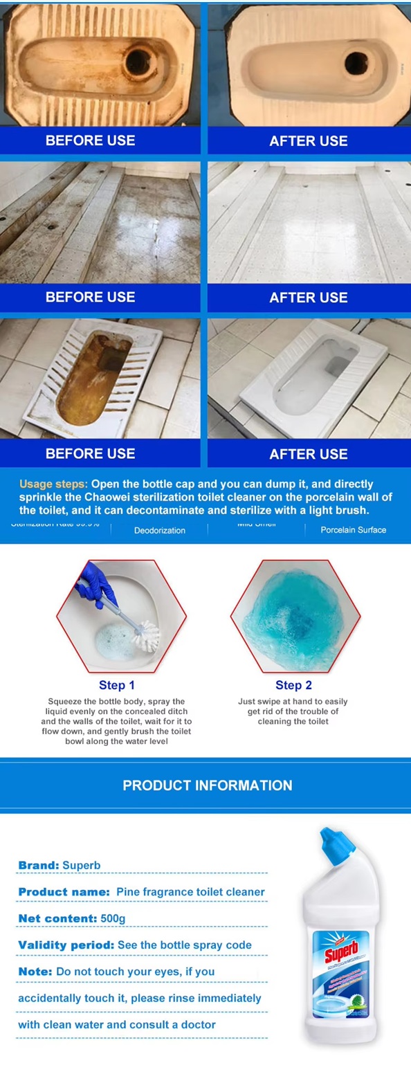 acidic toilet cleaner