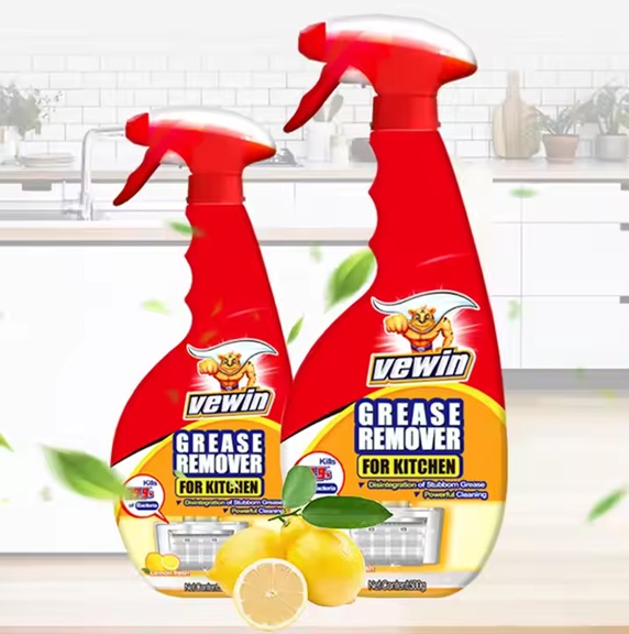 Removes Grease Kitchen Cupboard Hob Cleaner