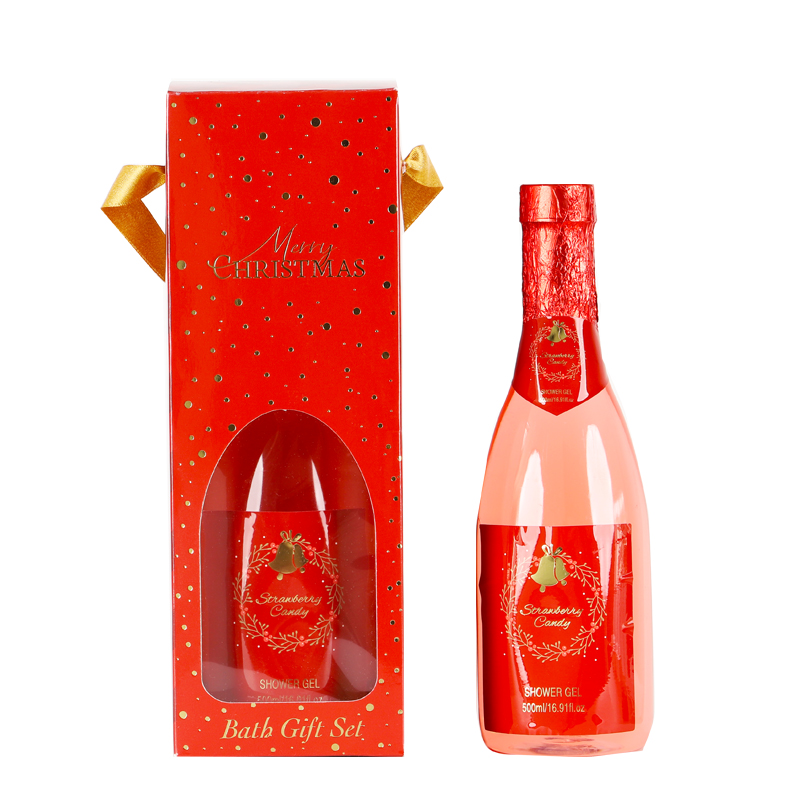 Xmas Foaming Bubble Bath Champagne Gift Set Xmas Foaming Bubble Bath Champagne Gift Set