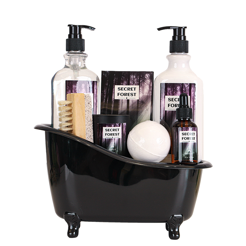 Men's Body Wash Gift Set Bath Bomb Shower Beard Kit