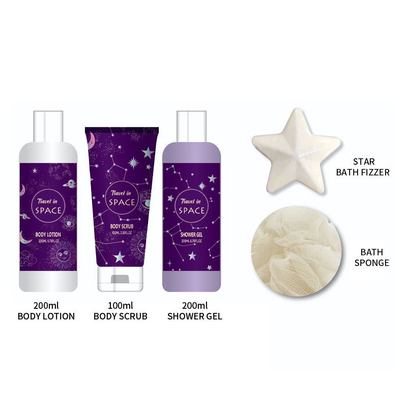 Star Bath Bomb Christmas Spa Kits Private Label