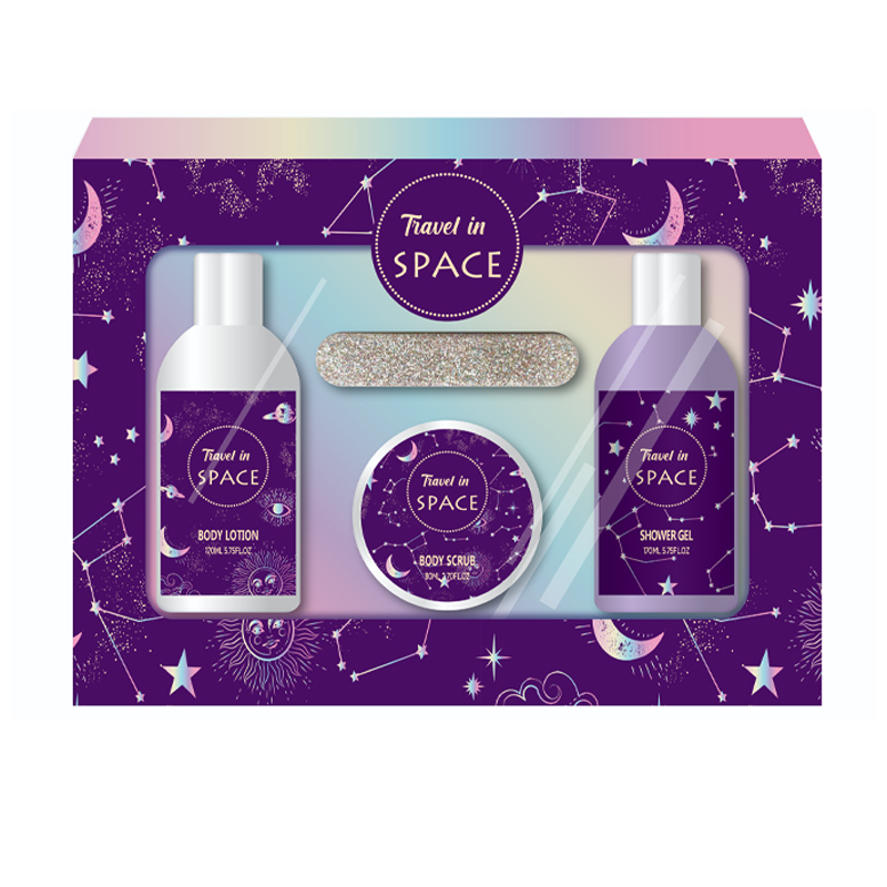 Christmas Body Wash Nail File Gift Sets For Her