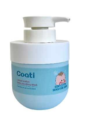 Gentle 2 in 1 Shampoo and Body Wash for Kids Safe Mild and Fun Bubble Bath