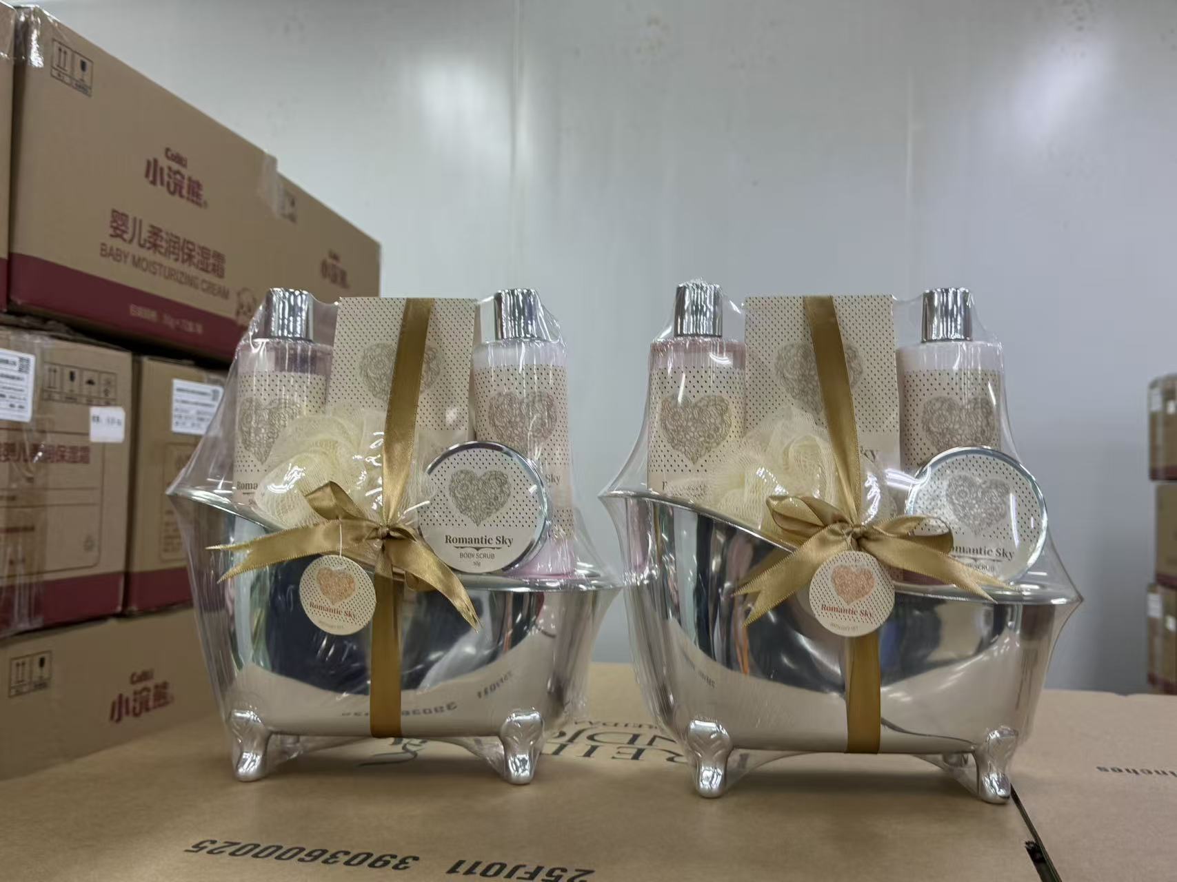 Romantic Sky Bathtub Spa Gift Set - 5 Pcs Luxury Skincare Gift Set & Body Care Kit