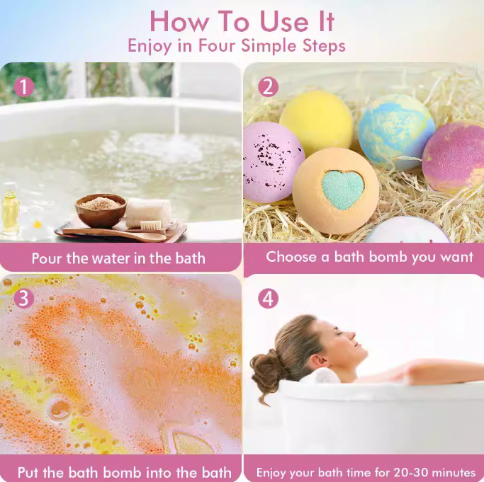 organic bath fizzies