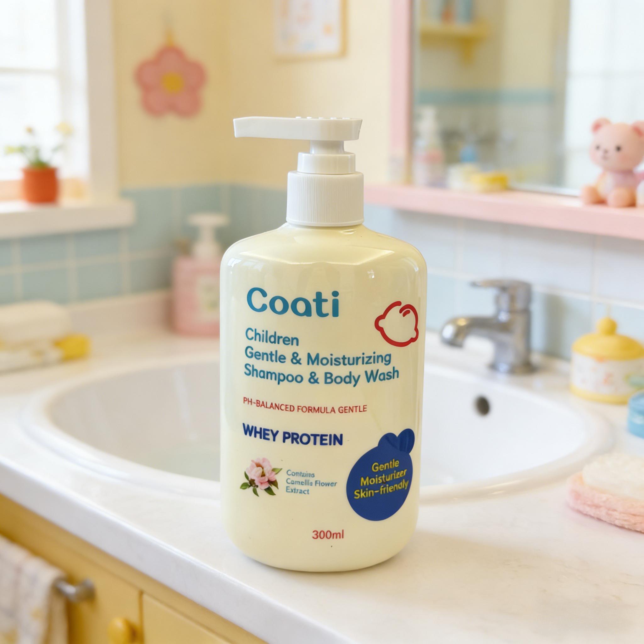 Coati Gentle Baby Body Wash - PH Balanced Body Wash for Kids & Sensitive Skin