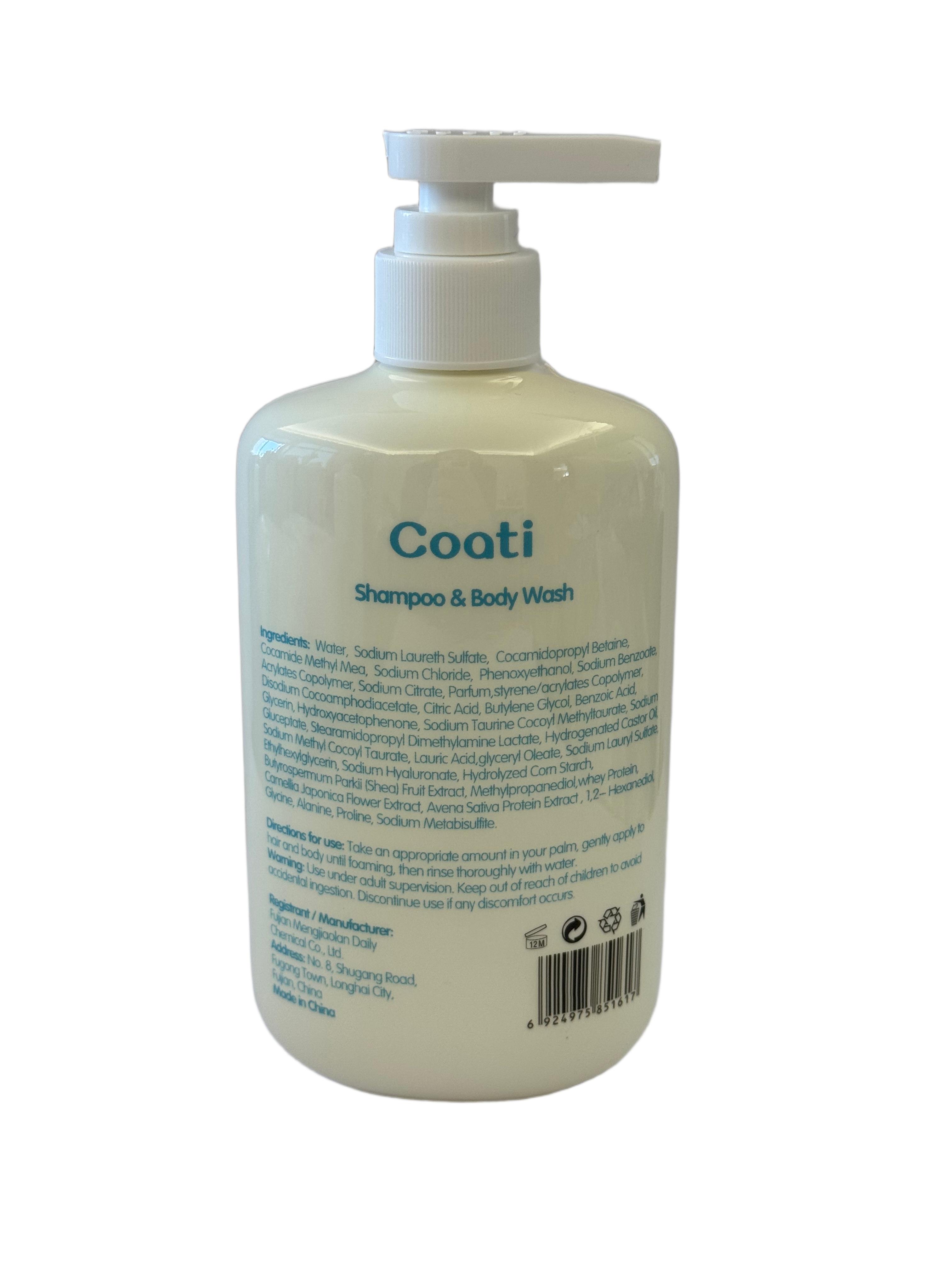 Coati Gentle Baby Body Wash - PH Balanced Body Wash for Kids & Sensitive Skin