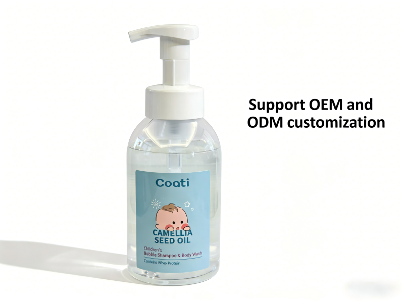 Coati Camellia Seed Oil Shampoo & Body Wash - Premium Whey Protein Formula for Kids