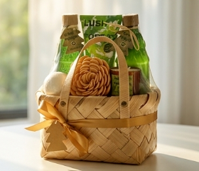 Forest Aroma Bath & Body Gift Basket | Premium Spa Self-care Set