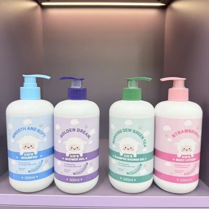 Kids' Bath & Body Care Set, Shampoo, Shower Gel, 2-in-1 Shampoo Shower Gel & Body Lotion