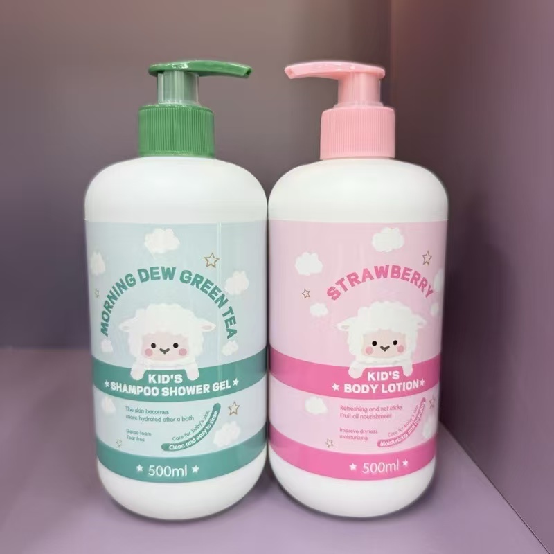 Kids' Bath & Body Care Set, Shampoo, Shower Gel, 2-in-1 Shampoo Shower Gel & Body Lotion