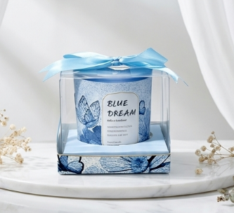 BLUE DREAM Blue Dream Amber Sandalwood Scented Candle