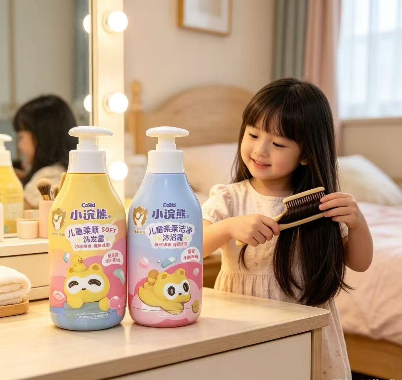 Milk Extract Kids Moisturizing Bath Set