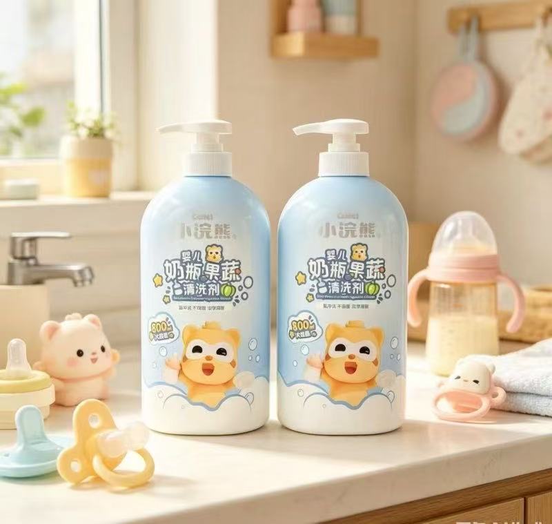 Coati Baby Bottle & Vegetable Cleaner, 800ml Gentle Formula