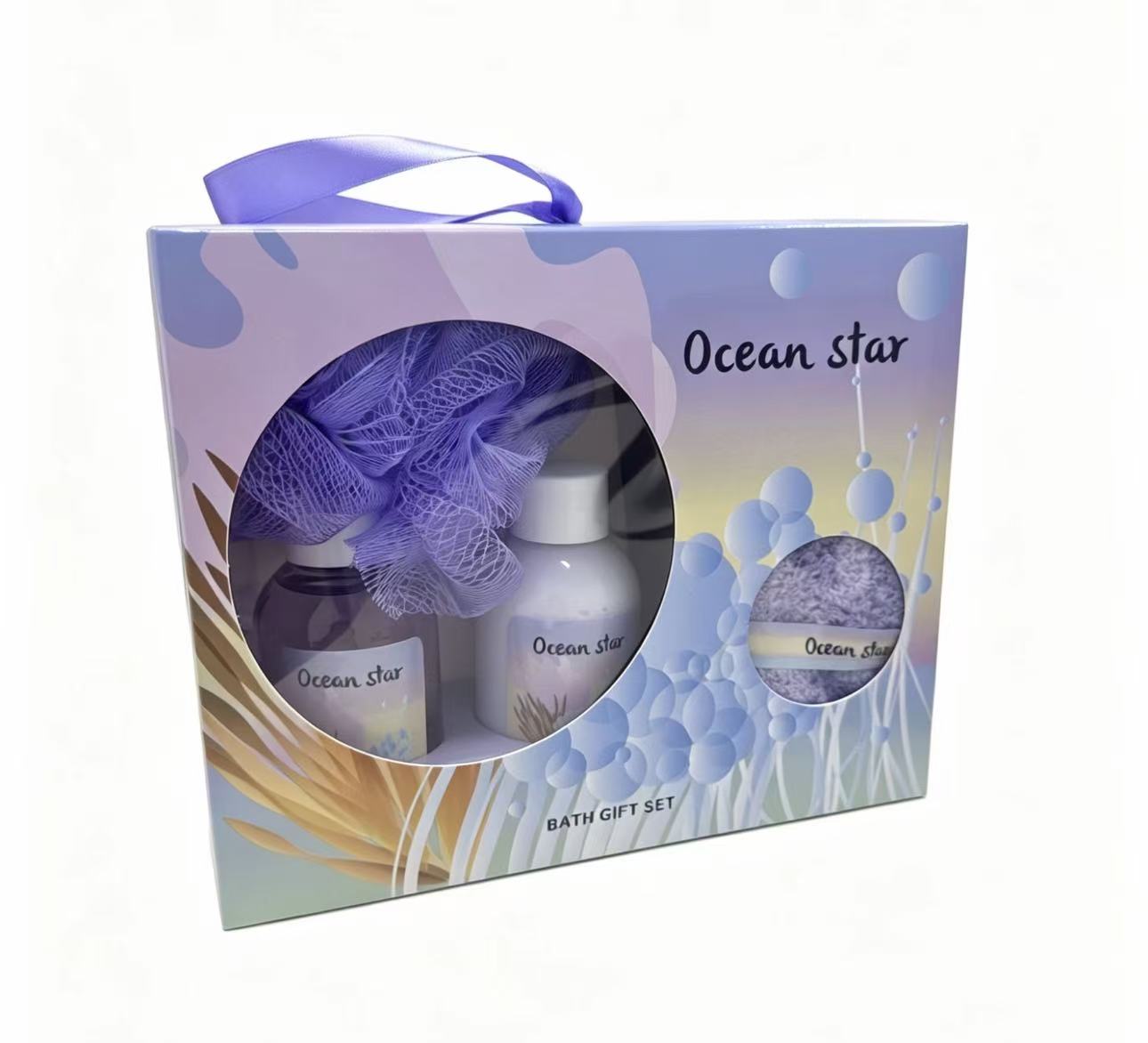 Ocean Star Bath Gift Set - Premium Home Spa Body Care Kit