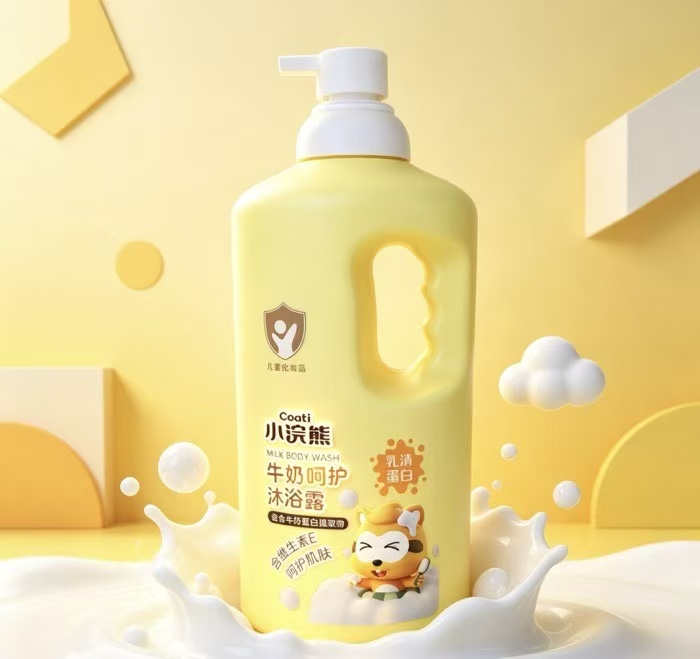 Coati Gentle Milk Body Wash for Kids - Nourishing & Hypoallergenic