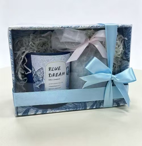 Blue Dream Aromatherapy Candle Gift Box Wedding Guest Souvenir Fragrance Gift Hamper Blue Dream Aromatherapy Candle Gift Box Wedding Guest Souvenir Fragrance Gift Hamper