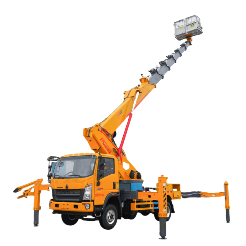 Plateforme élévatrice télescopique Howo 42 m pour camion