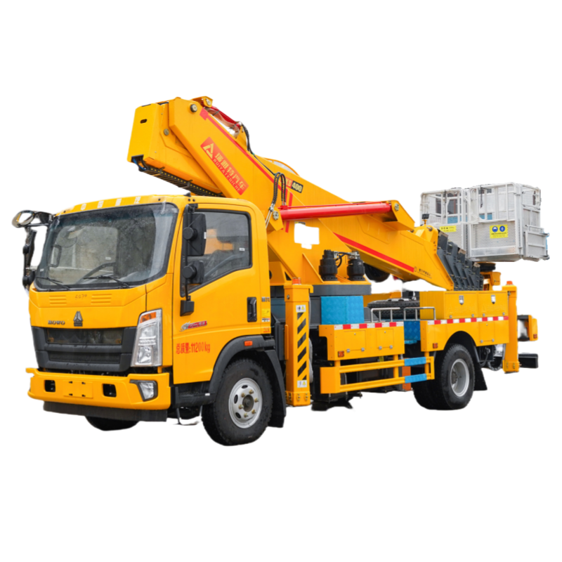 Plateforme élévatrice télescopique Howo 42 m pour camion