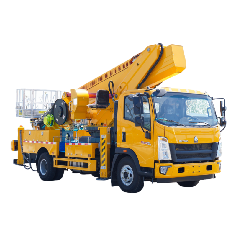 Camion à nacelle élévatrice HOWO 42 m diesel Euro 2