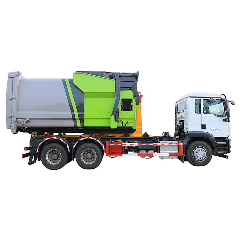 Camion poubelle Howo 6X4 20cbm avec crochet de levage pour le retrait du réservoir