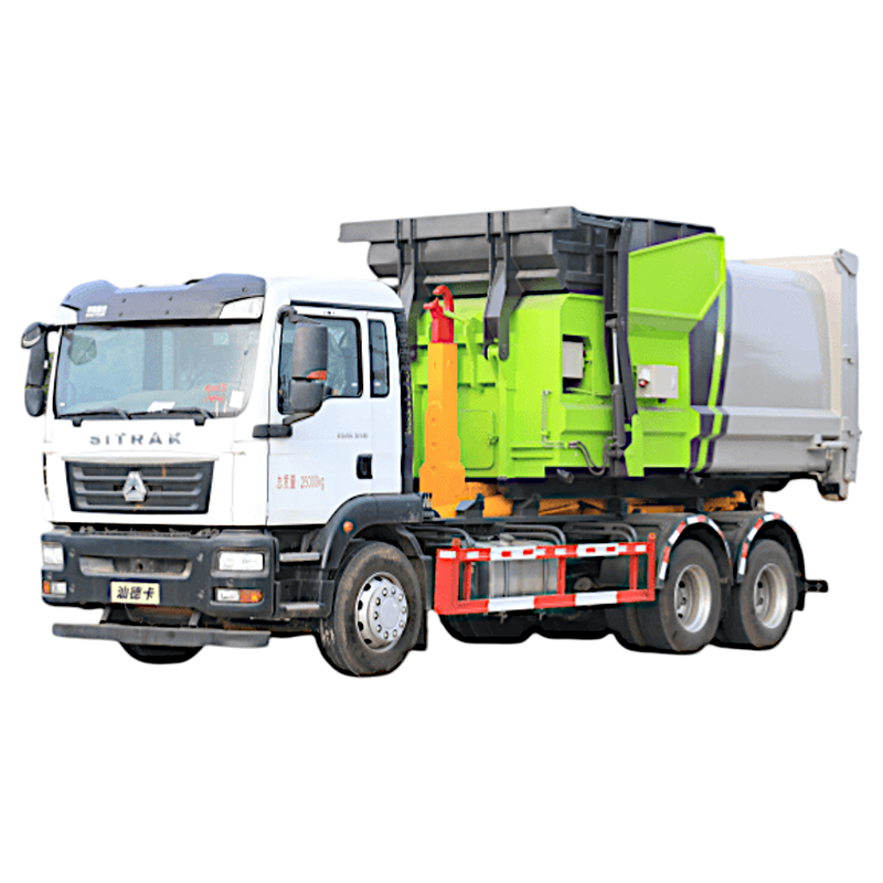 Camion poubelle Howo 6X4 20cbm avec crochet de levage pour le retrait du réservoir