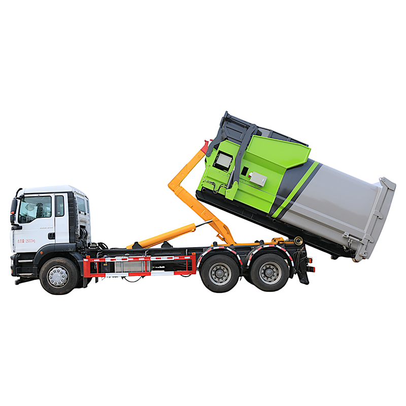 Camion poubelle Howo 6X4 20cbm avec crochet de levage pour le retrait du réservoir