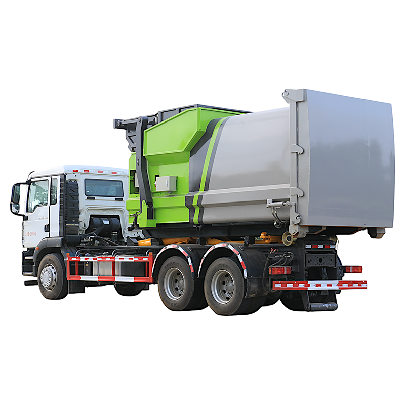 Camion poubelle Howo 6X4 20cbm avec crochet de levage pour le retrait du réservoir