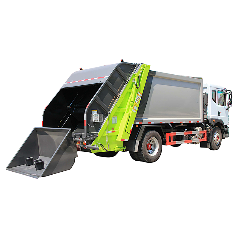 Camion compacteur à déchets Dongfeng 8cbm à chargement arrière