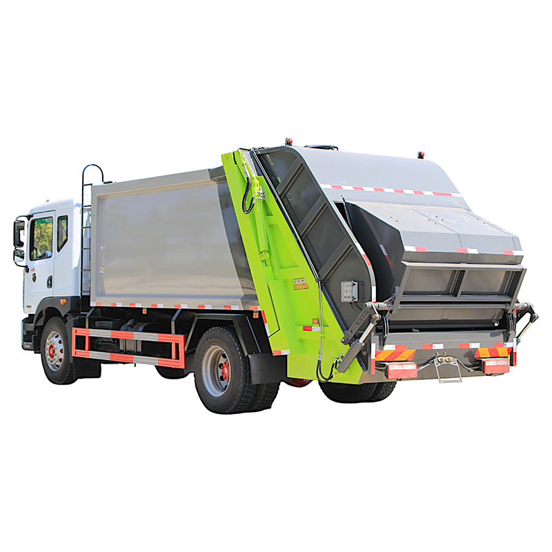 Camion compacteur à déchets Dongfeng 8cbm à chargement arrière