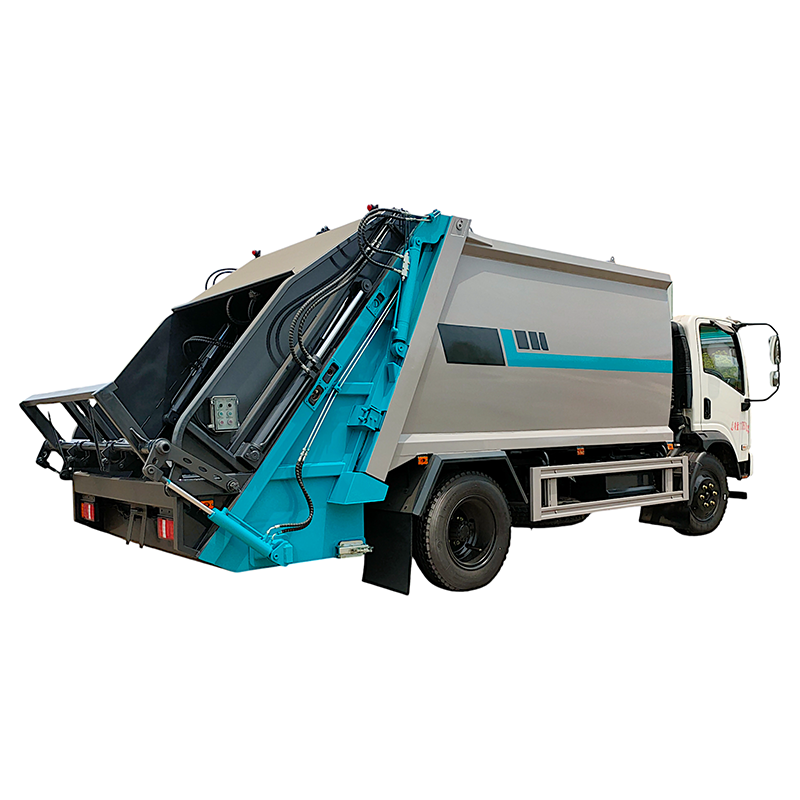 Camion à ordures compacté diesel 4x2 12 m3 à chargement arrière