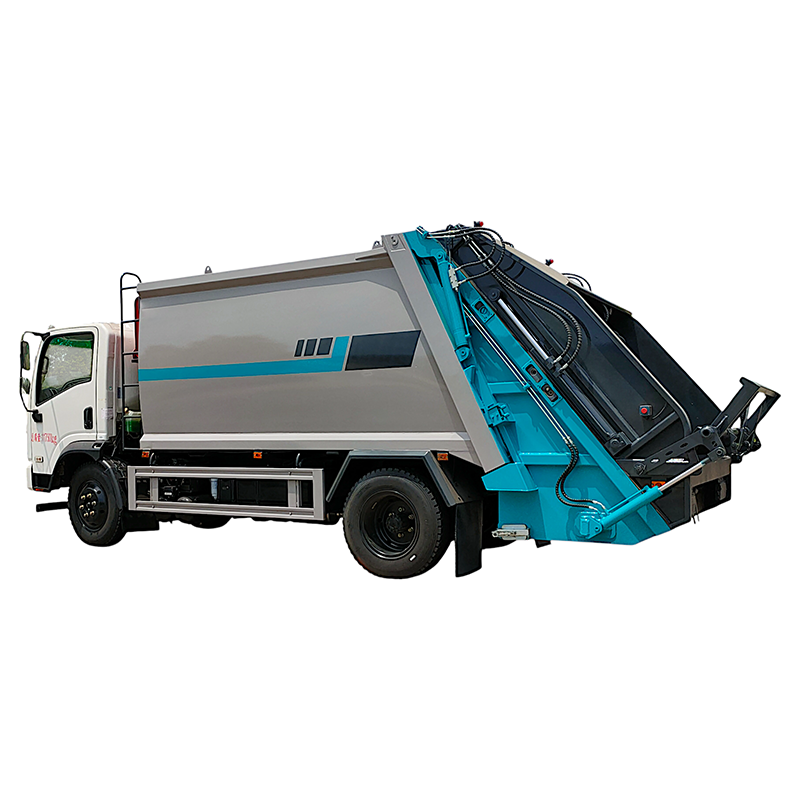 Camion à ordures compacté diesel 4x2 12 m3 à chargement arrière