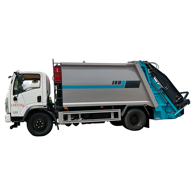 Camion à ordures compacté diesel 4x2 12 m3 à chargement arrière