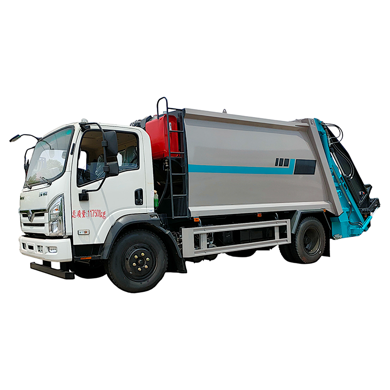 Camion à ordures compacté diesel 4x2 12 m3 à chargement arrière