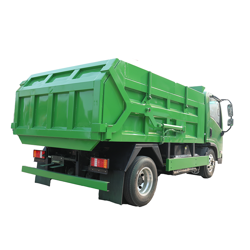 Camion de transbordement de déchets électrique d'usine 10cbm