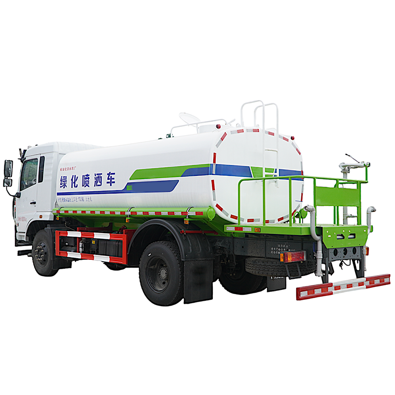 Camion de pulvérisation verte de 11 mètres cubes