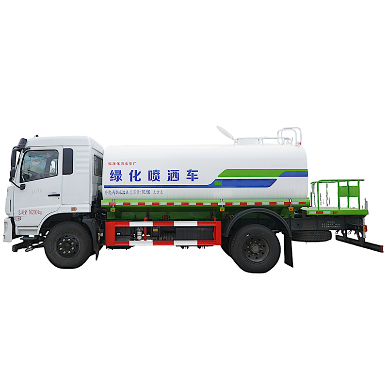 Camion de pulvérisation verte de 11 mètres cubes