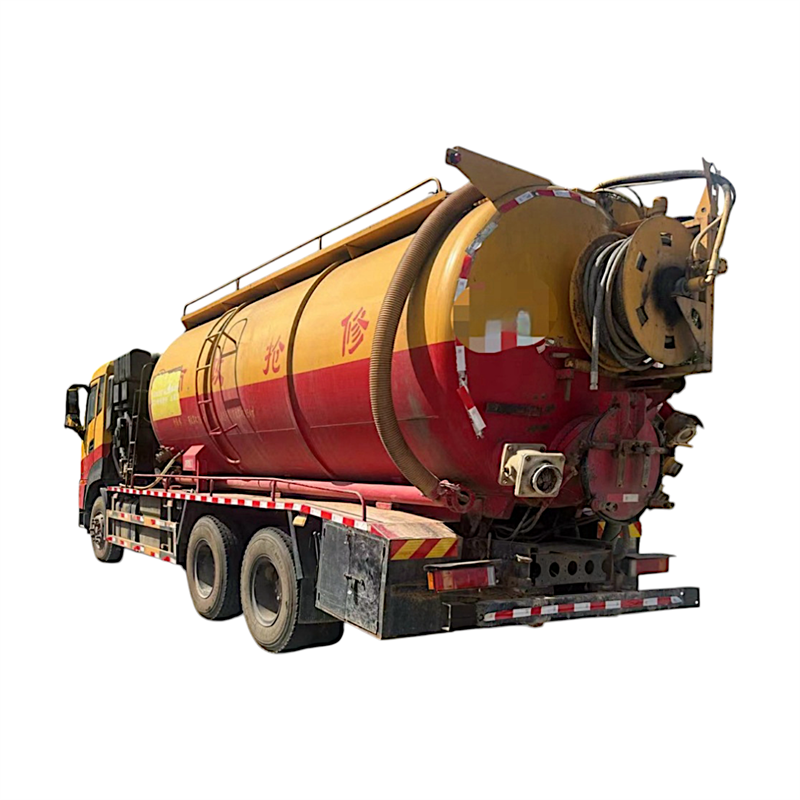 Camion de nettoyage et d'aspiration des eaux usées Dongfeng d'occasion de 20 mètres cubes