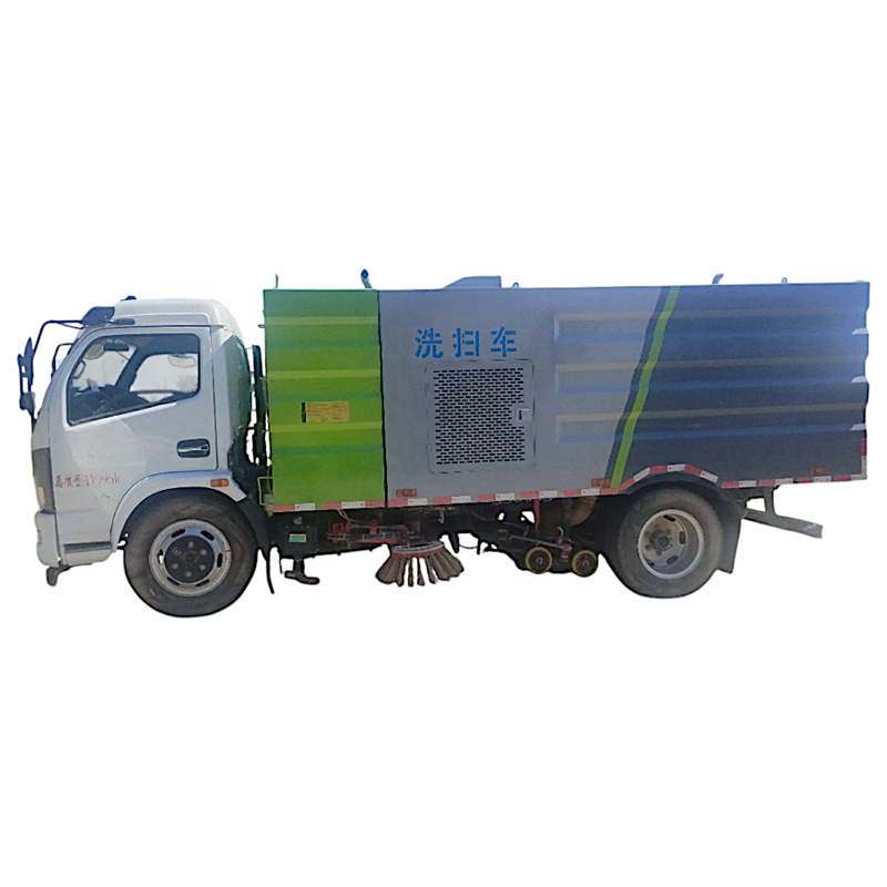 Camion balayeuse Dongfeng d'occasion de 6 mètres cubes