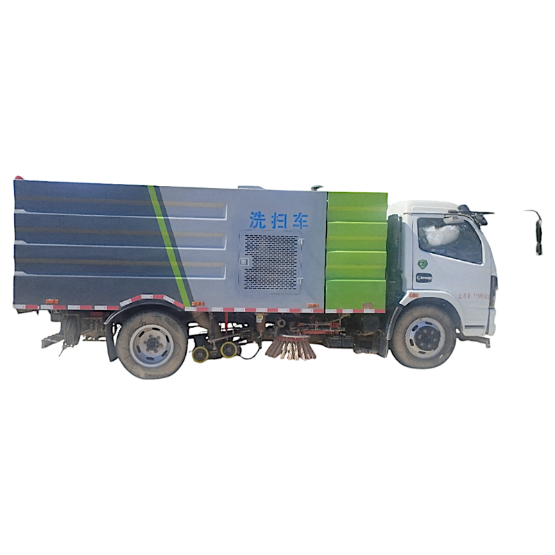 Camion balayeuse Dongfeng d'occasion de 6 mètres cubes
