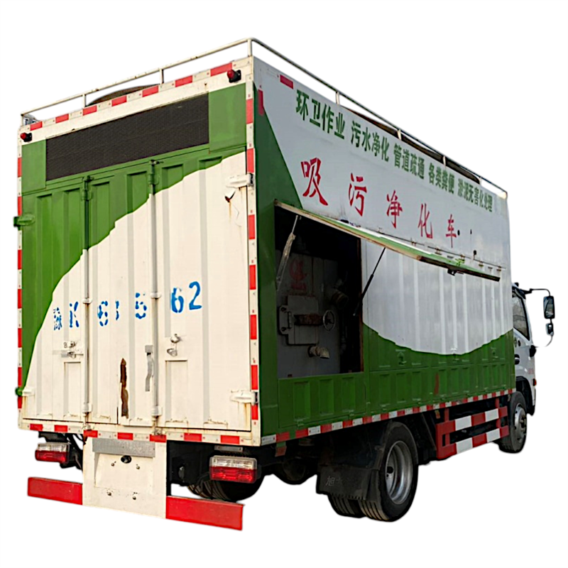 Véhicule de purification des eaux usées Dongfeng d'occasion de 8 mètres cubes