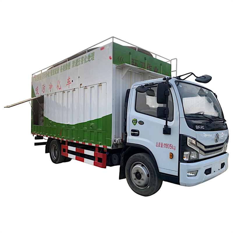 Véhicule de purification des eaux usées Dongfeng d'occasion de 8 mètres cubes