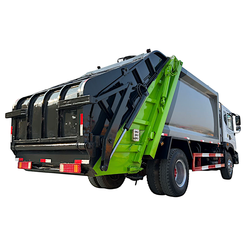 Compression Garbage Trucks for Industrial Waste