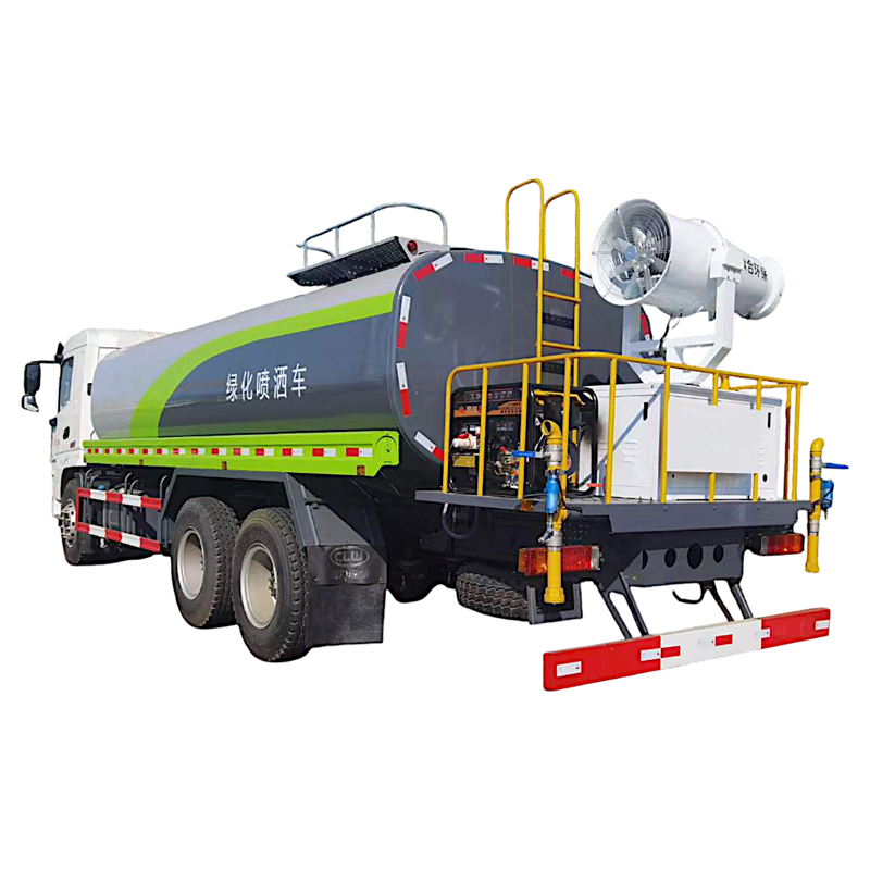 Camion citerne Shacman 10 roues 16cbm plate-forme arrière