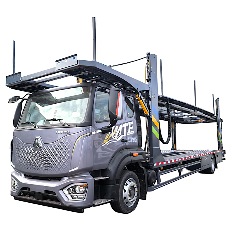 Transporteur de voitures Sinotruk HOWO pour six véhicules