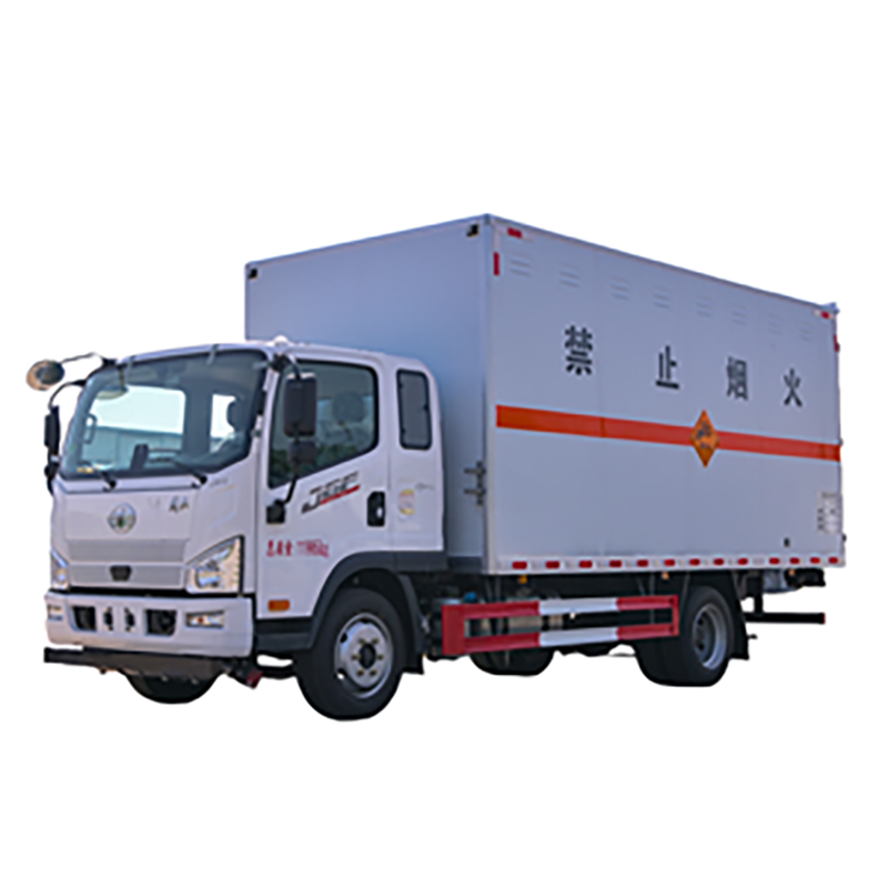 Explosive material transport vehicle